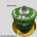 LUXURY WATCH THEME CAKE