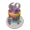 ROSES & HEART DRIP CAKE