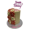 HALF ROSETTE SPRINKLE TOP CAKE