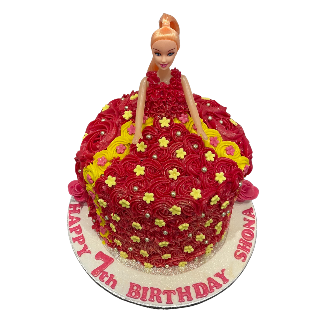 Barbie Doll Cake | Cake Delivery in Kollam | CakesKart