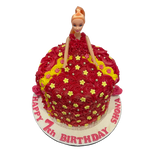 ROSETTE DRESS DOLL CAKE