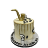 SAXAPHONE MUSICAL GOLD DRIP CAKE