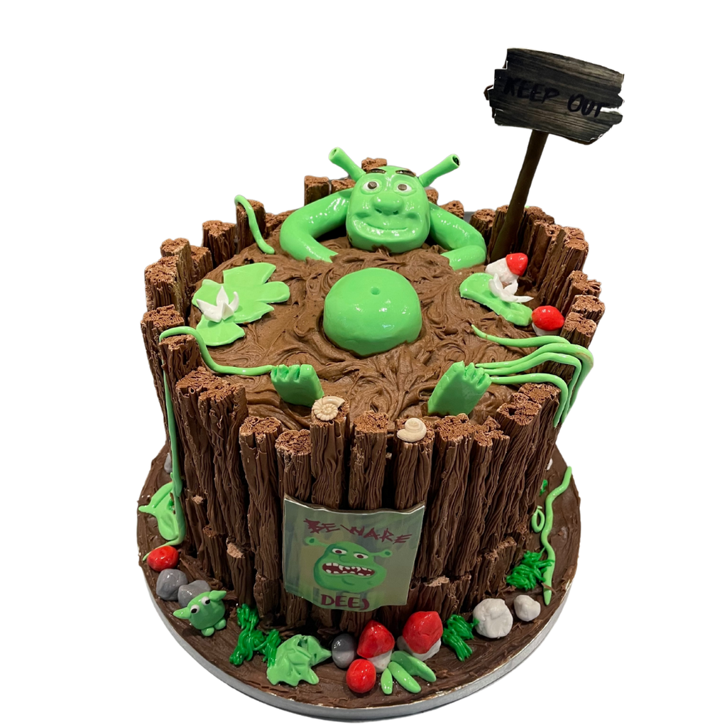 SWAMP MONSTER CAKE