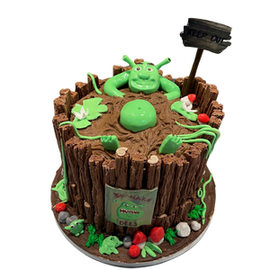 SWAMP MONSTER CAKE