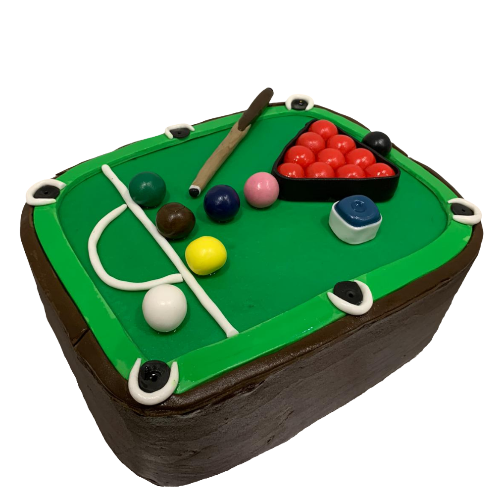 SNOOKER THEME CAKE