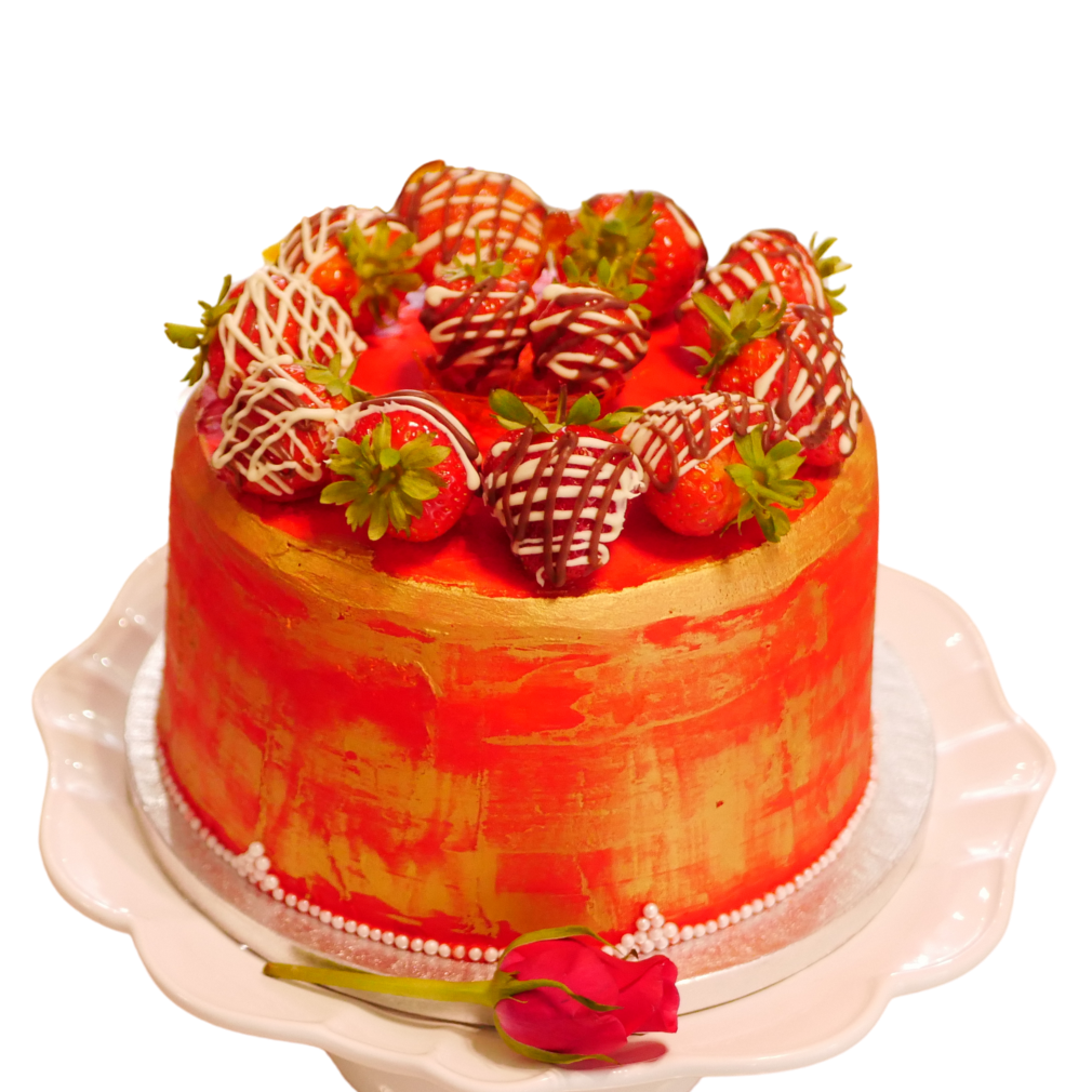 STRAWBERRY GOLD CAKE