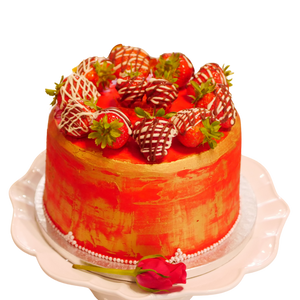STRAWBERRY GOLD CAKE