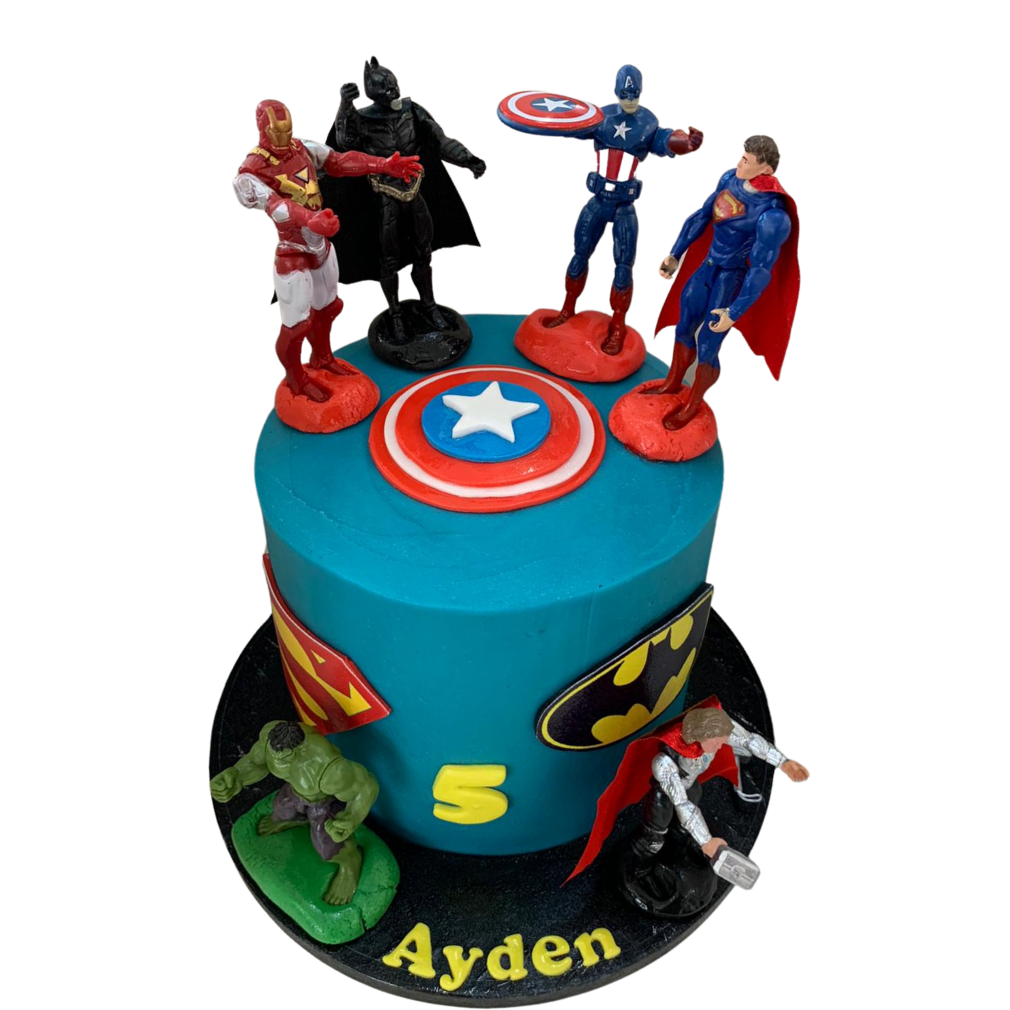 KIDS HEROES THEME CAKE