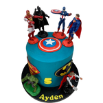 KIDS HEROES THEME CAKE