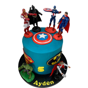 KIDS HEROES THEME CAKE