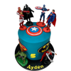 KIDS HEROES THEME CAKE