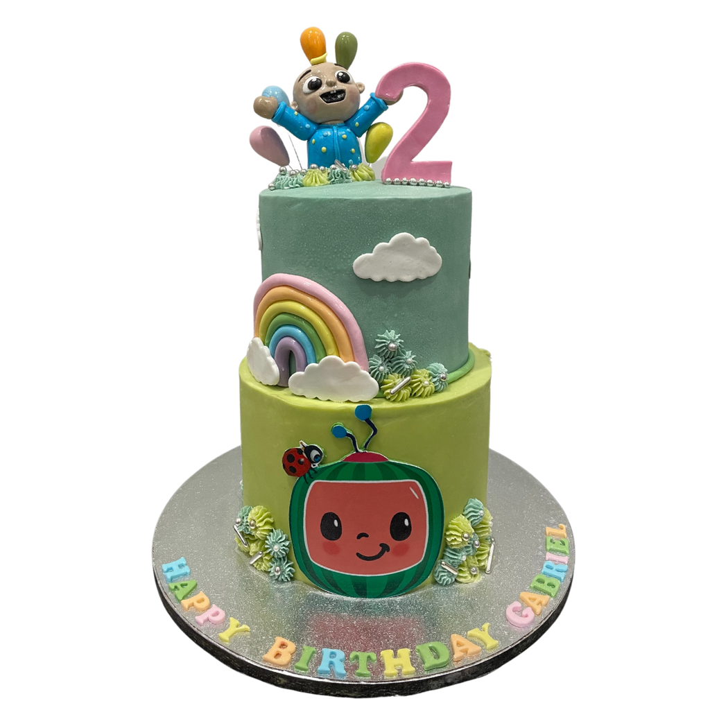 TWO-TIER MELON CAKE