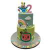 TWO-TIER MELON CAKE
