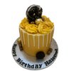 GOLD DONUT DRIP CAKE
