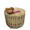MACARON DRIP NAKED CAKE