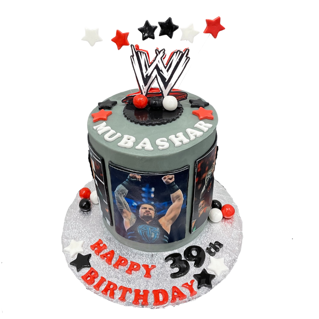 WRESTLING THEME CAKE