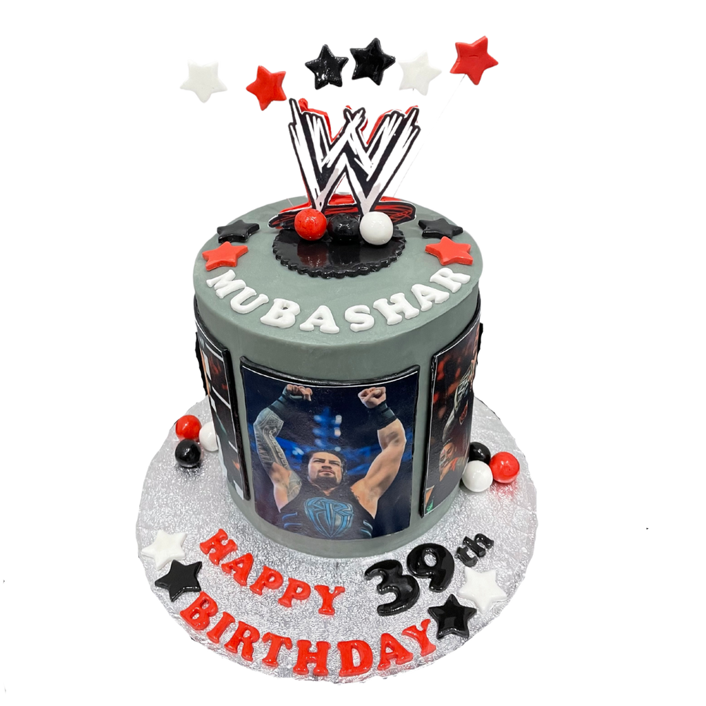 WRESTLING THEME CAKE