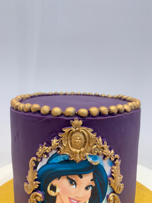 PRINCESS & LAMP THEME CAKE
