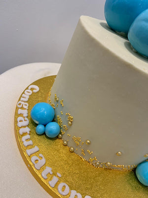 WHITE MOON - CHRISTENING CAKE