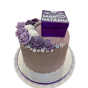 LILAC FLOWER CELEBRATION CAKE