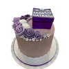 LILAC FLOWER CELEBRATION CAKE