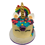 RAINBOW UNICORN CAKE