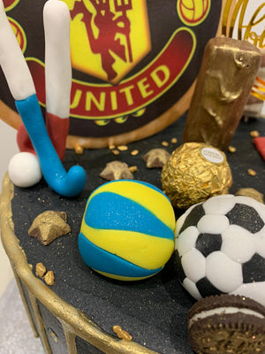 FOOTBALL TEAM SPORTS THEME CAKE