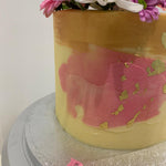 GOLD ART - FLOWER CAKE