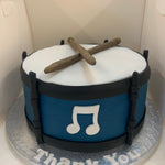 DRUM THEMED CAKE