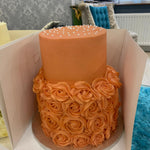 ROSETTE TIER CELEBRATION CAKE