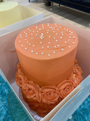 ROSETTE TIER CELEBRATION CAKE