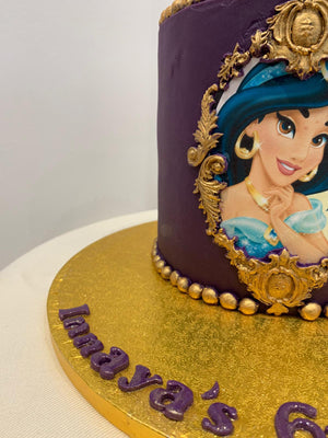 PRINCESS & LAMP THEME CAKE