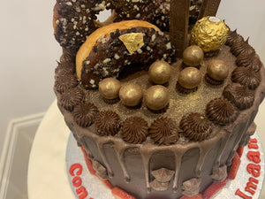 CHOCOLATE & STRAWBERRY CAKE