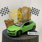 GREEN CAR THEME CAKE