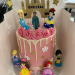 PRINCESS CASTLE WHITE DRIP CAKE