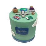 TRAVEL THEME CAKE