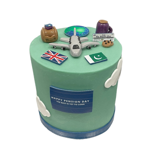 TRAVEL THEME CAKE