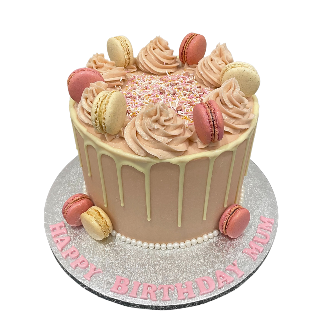 PINK MAC DRIP OCCASION CAKE