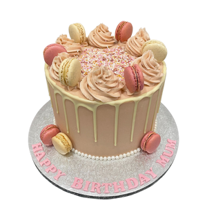 PINK MAC DRIP OCCASION CAKE