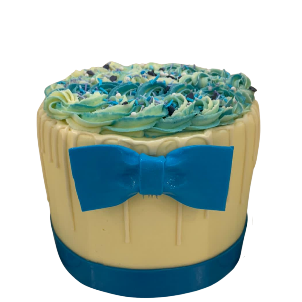 BABY BOY TIE & BOOTIES CAKE