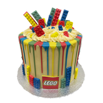 LEGO THEMED MULTI-DRIP CAKE