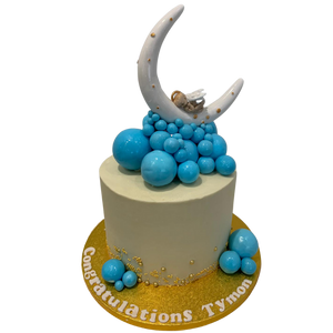 WHITE MOON - CHRISTENING CAKE