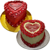 ROSETTE HEART CAKE