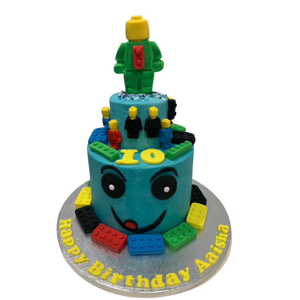 BLUE BRICKS CAKE