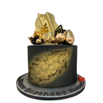 GEODE SAIL BLACK AND GOLD CAKE