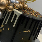 GOLD & SILVER BALL DOUBLE DRIP