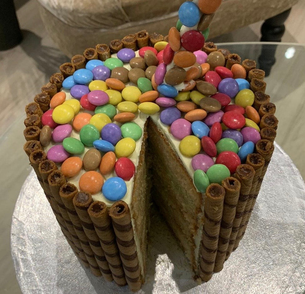 Smarties Cake smarties-cake
