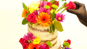 NAKED FLOWER CAKE