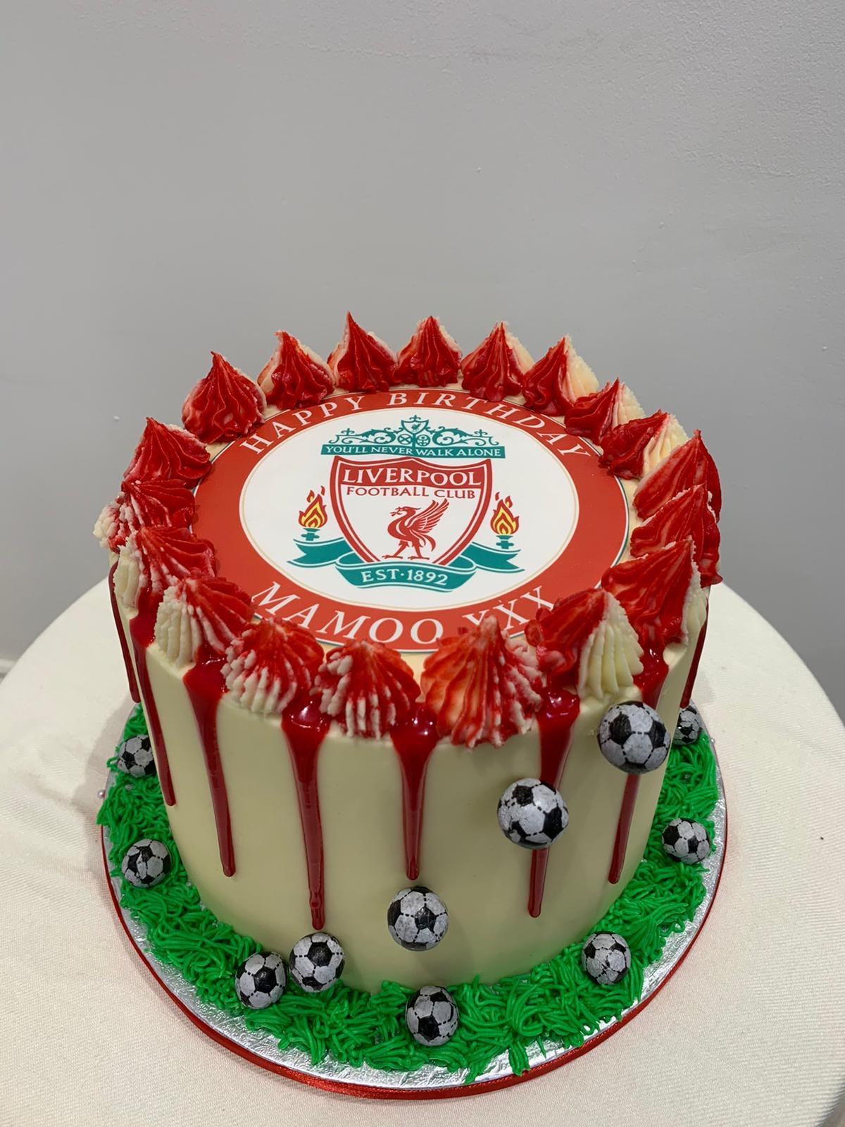 FOOTBALL THEME CAKE