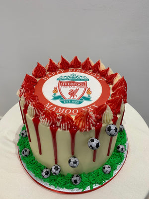 FOOTBALL THEME CAKE